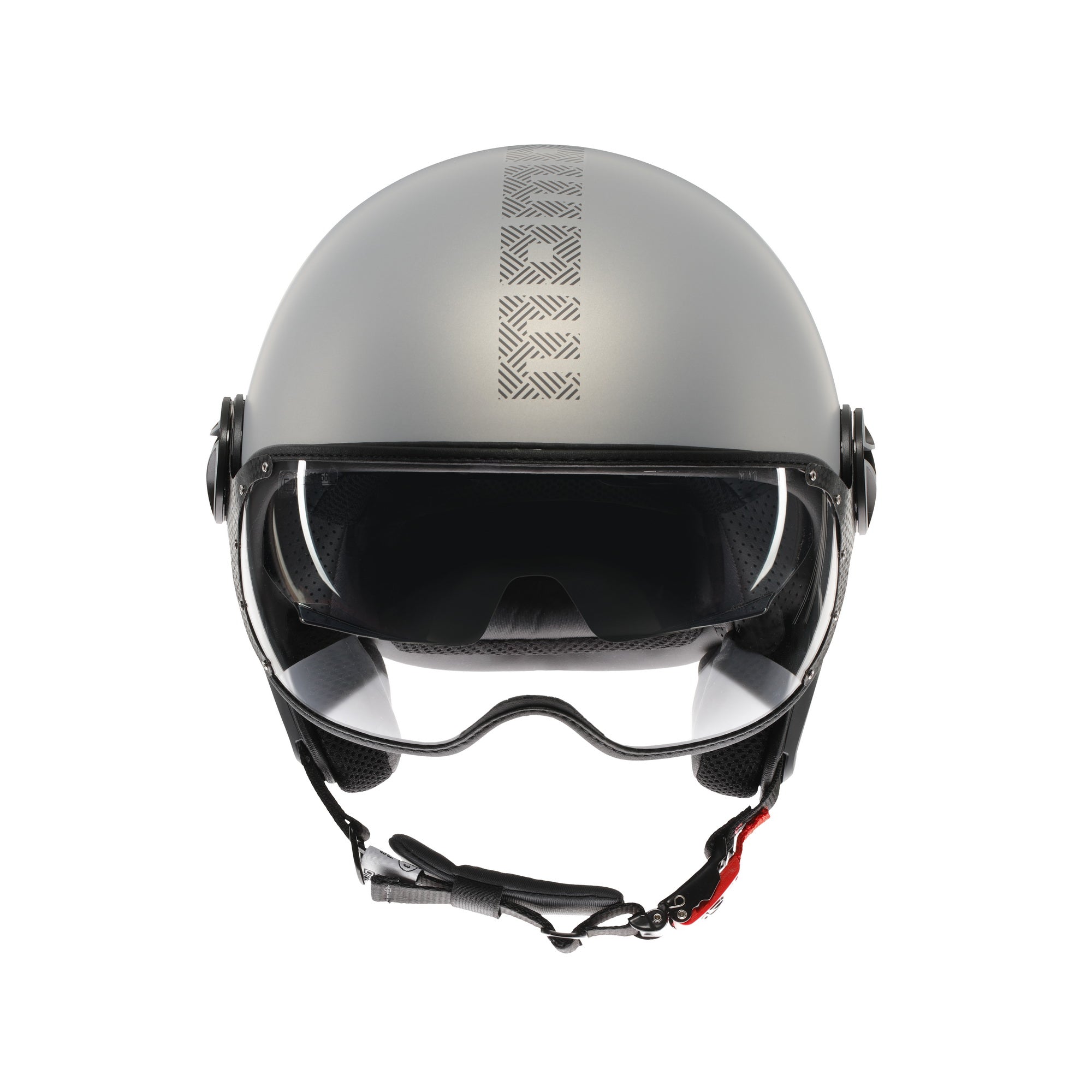 Motorcycle jet helmet FGTR EVO HIP E2206 Matt grey cerulean grey